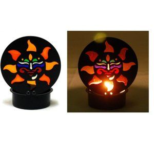 Sun Tealight Candle Holder - 2.5" x 3"
